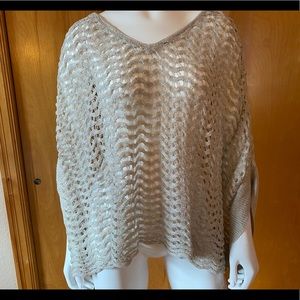 Anthropologie Sparrow Metallic Knit Sweater